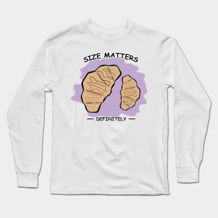 Size Matters - Croissant Long Sleeve T-Shirt